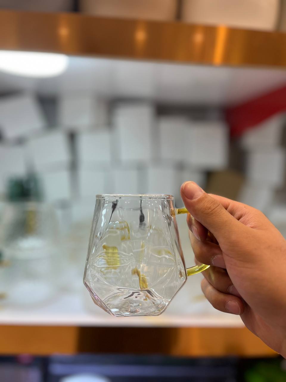 فنجان پیرکس 6 ضلعی